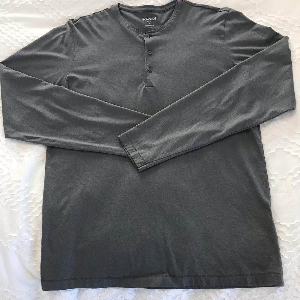 Bonobos Long Sleeve Pima Cotton Henley